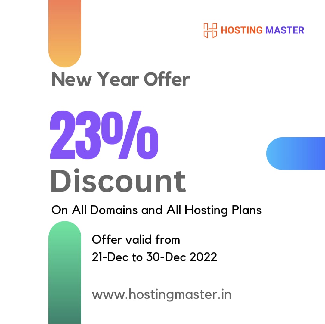 Happy New Year Offer with Hosting and Domain